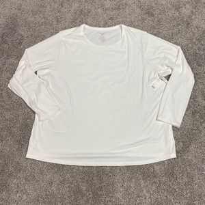 Women’s white long sleeve. Size 3x